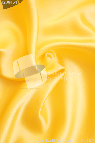Image of Smooth elegant golden silk