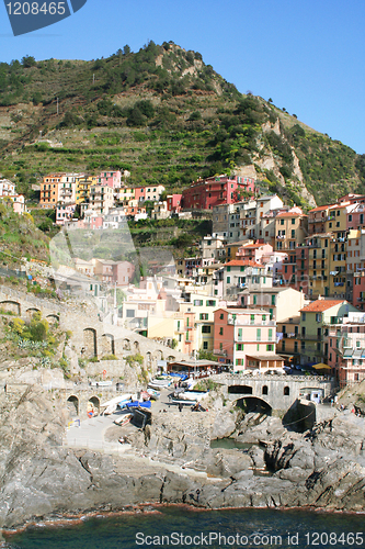 Image of Italy. Cinque Terre region. Manarola village 