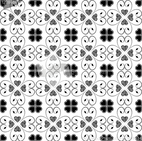 Image of Seamless hearts pattern