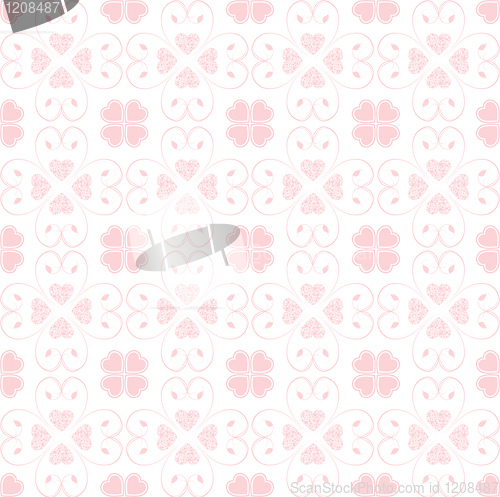 Image of Seamless hearts pattern