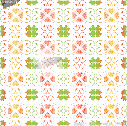 Image of Seamless hearts pattern