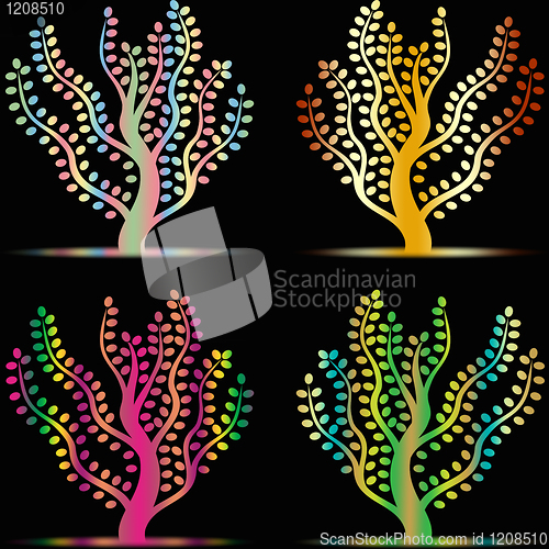 Image of Art trees collection