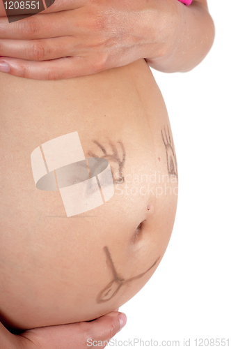 Image of Beautiful pregnant woman