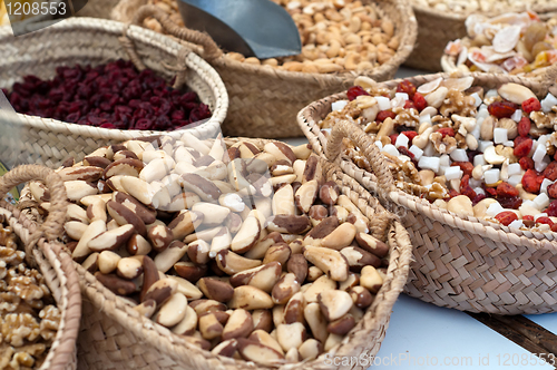 Image of Nuts on market