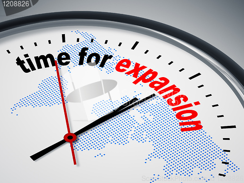 Image of time for expansion