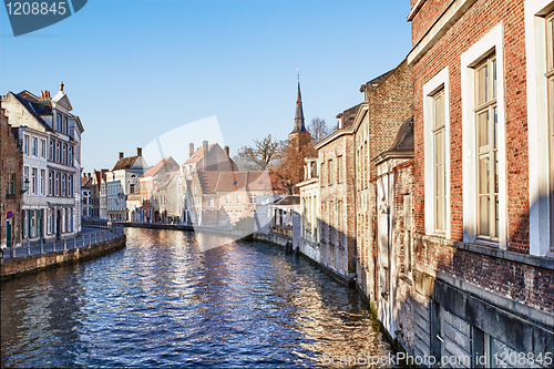 Image of Canal Bruges,belgium