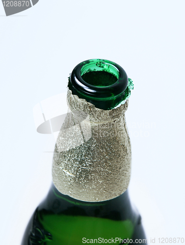 Image of neck of bottle