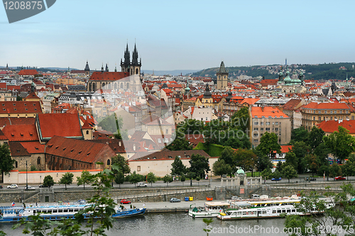 Image of view on the Prague