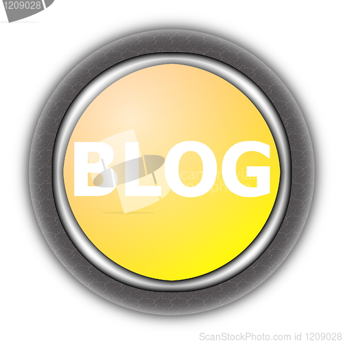 Image of internet blog button