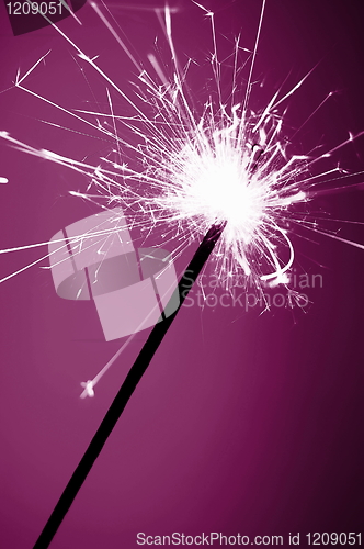 Image of holiday sparkler