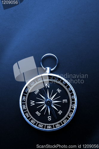 Image of macro of compass