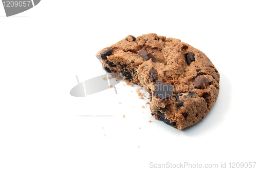 Image of cookie isolated on white background