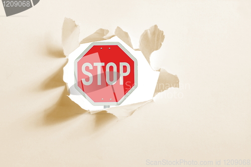 Image of stop sign