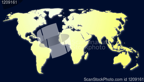 Image of map of the world