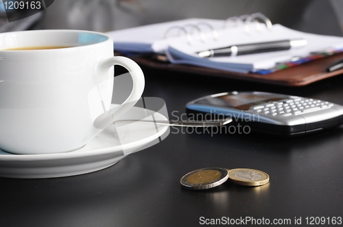 Image of coffee organizer on a table 