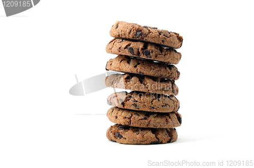 Image of cookie isolated on white background