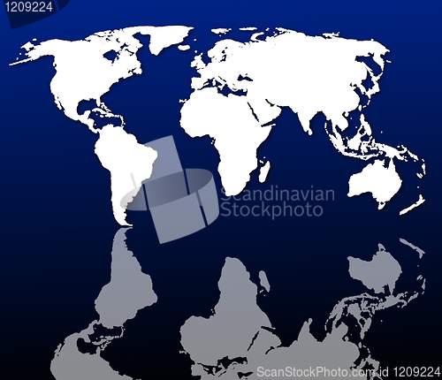 Image of world map