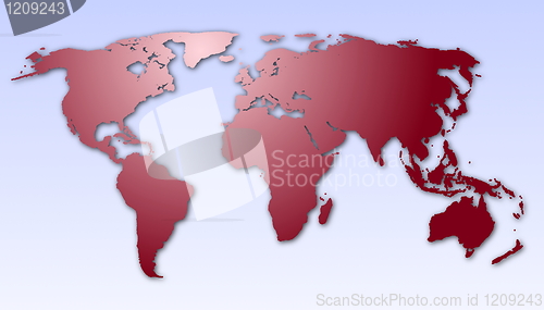 Image of world map
