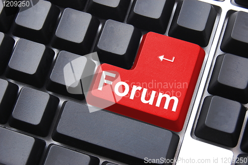 Image of forum button