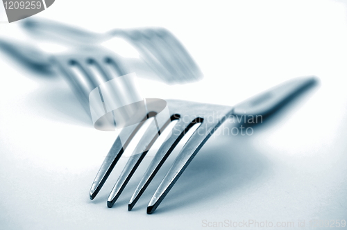 Image of fork in the kitchen