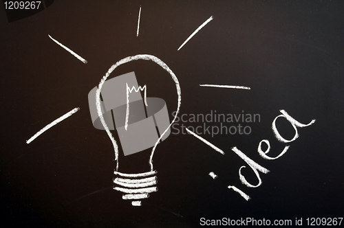 Image of creative bulb idea