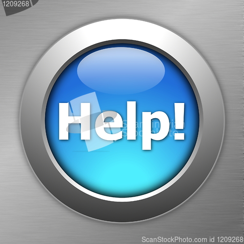Image of blue help button