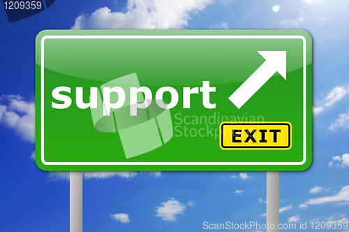 Image of support sign