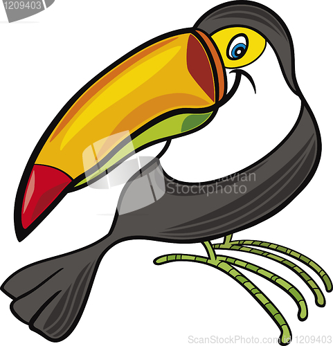 Image of cartoon toucan