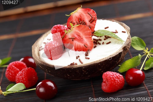 Image of Coconut ice cream