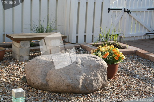 Image of Sitting-place in the garden