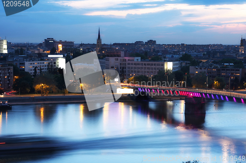 Image of view of panorama Novi Sad, Serbia