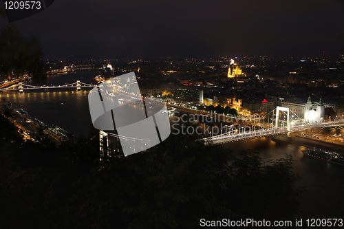 Image of Budapest, Hungary, from fortress Citadel