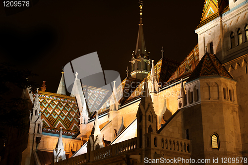 Image of Matthias church in Budapest, Hungary