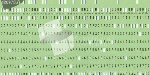 Image of Punched card