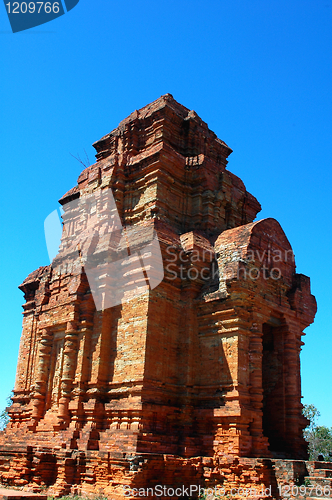 Image of Ruins against blue sky in Vietnam