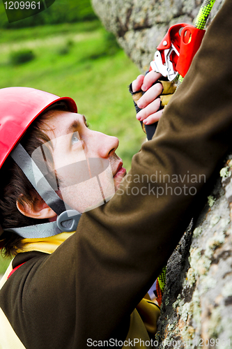 Image of climber with rope