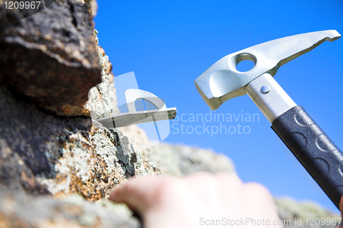 Image of climbing iron