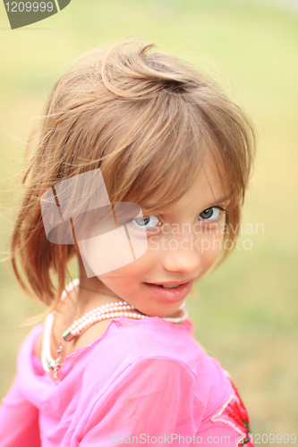 Image of Girl in pink