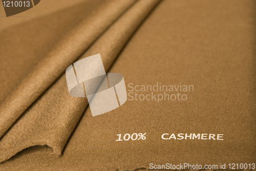 Image of brown cashmere fabric