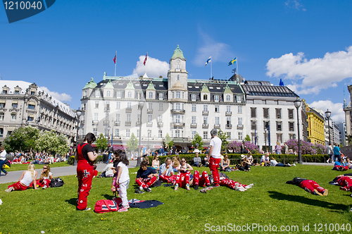 Image of Norwegian students