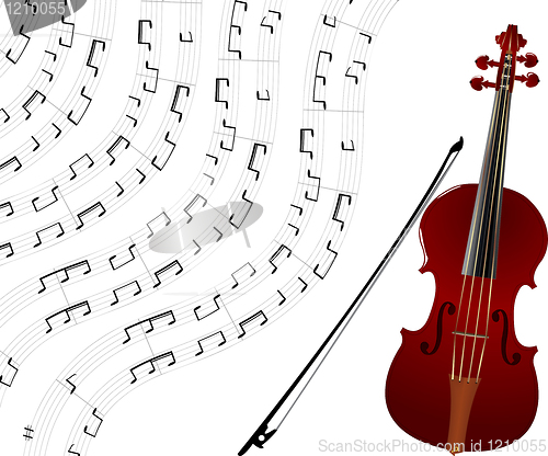 Image of Violin background