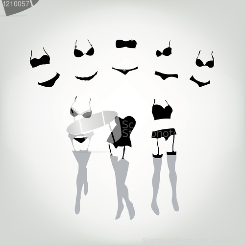 Image of Lingerie sales concept