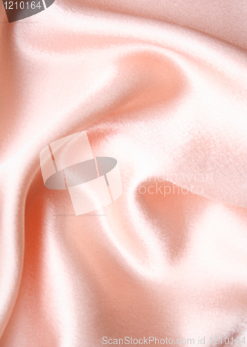 Image of Smooth elegant pink silk as background