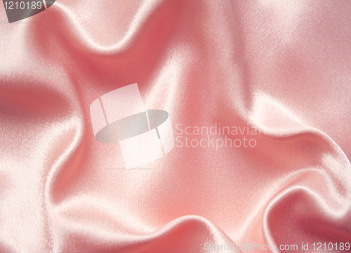 Image of Elegant pink silk as background