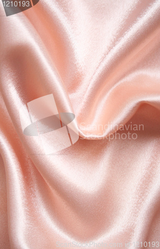 Image of Smooth elegant pink silk as background