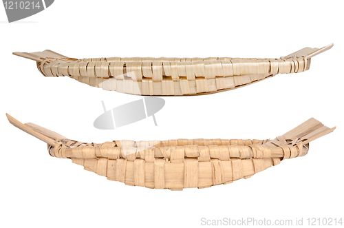 Image of Traditional portuguese fish straw basket