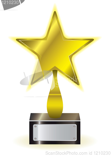 Image of Gold star award