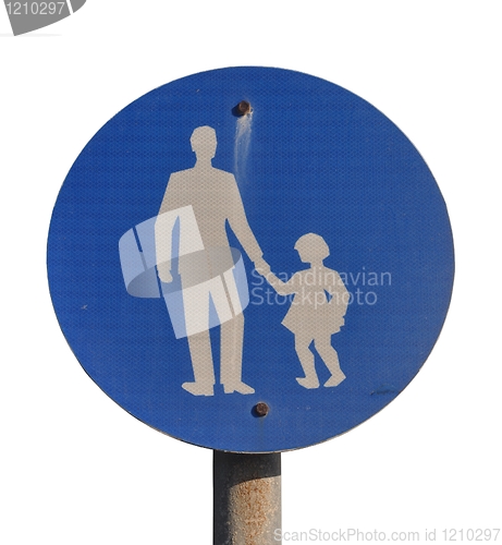 Image of Child pedestrian sign