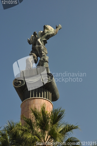 Image of Victory statue in Puerto Banus