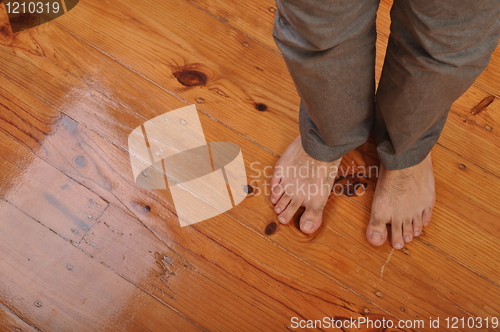 Image of Man bare feet